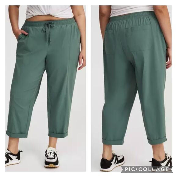 torrid Pants - Torrid Tru Ripstop Pull On Active Pants Green Plus Size 3X
